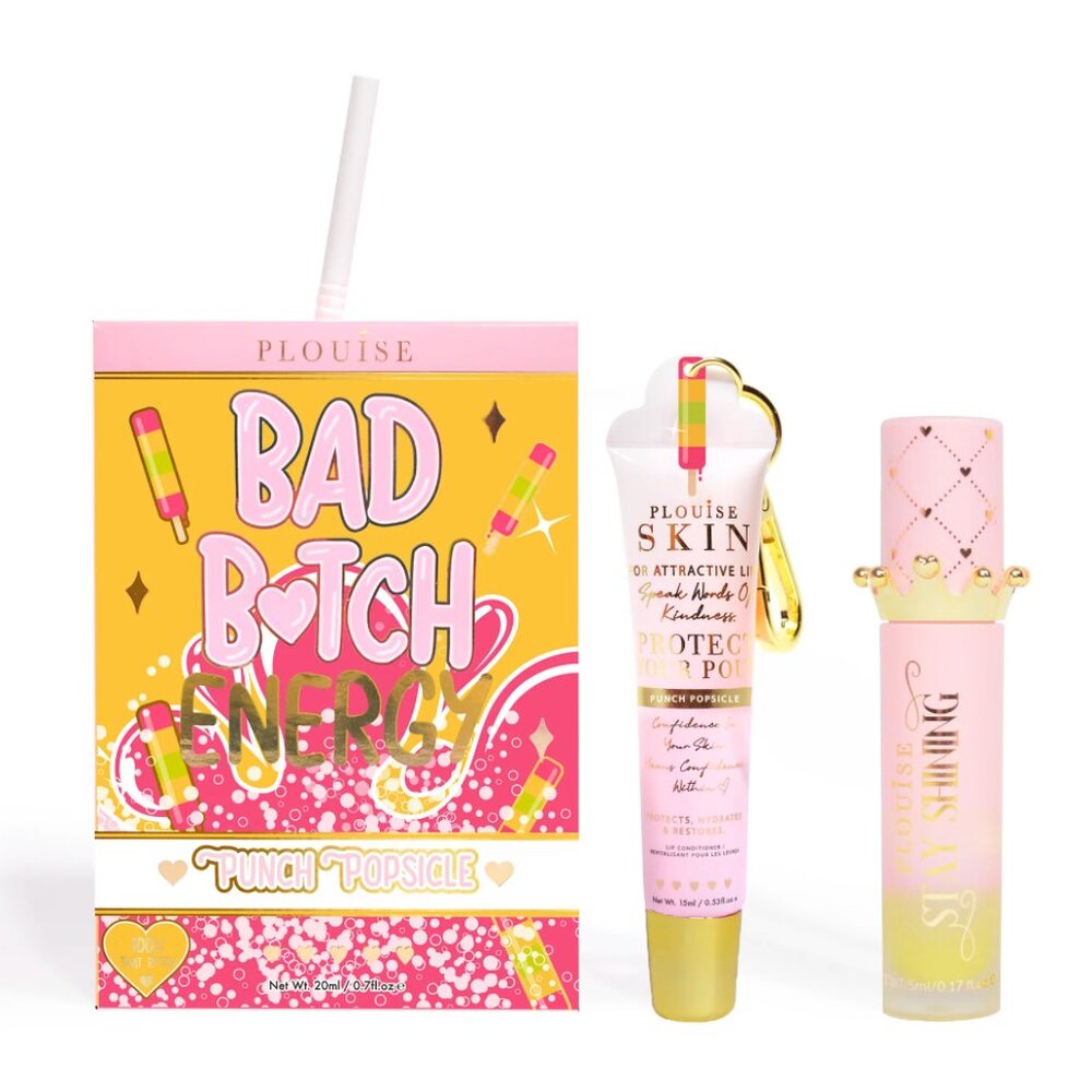 P.Louise Bad B*tch Energy Lip Duo | Punchline (Punch Popsicle) | NEW MAKEUP